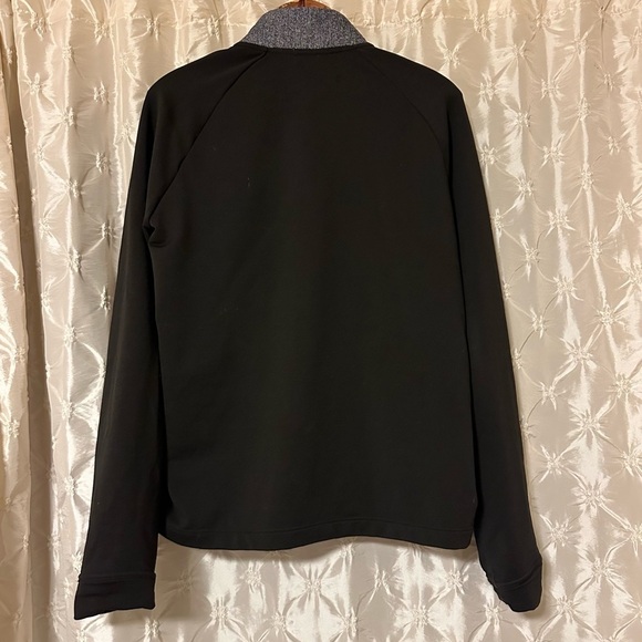 Smartwool Corbet 120 Insulated Wool Running Jacket Black Grey Herringbone - Picture 3 of 11